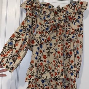 Off the shoulder ruffle dress